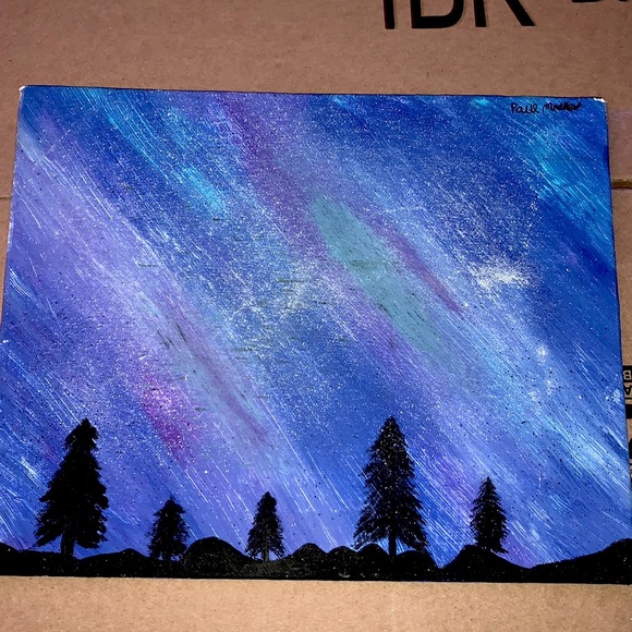 Northern stars painting - Picture 1 of 1